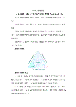 企业文化阐释精美模版.docx