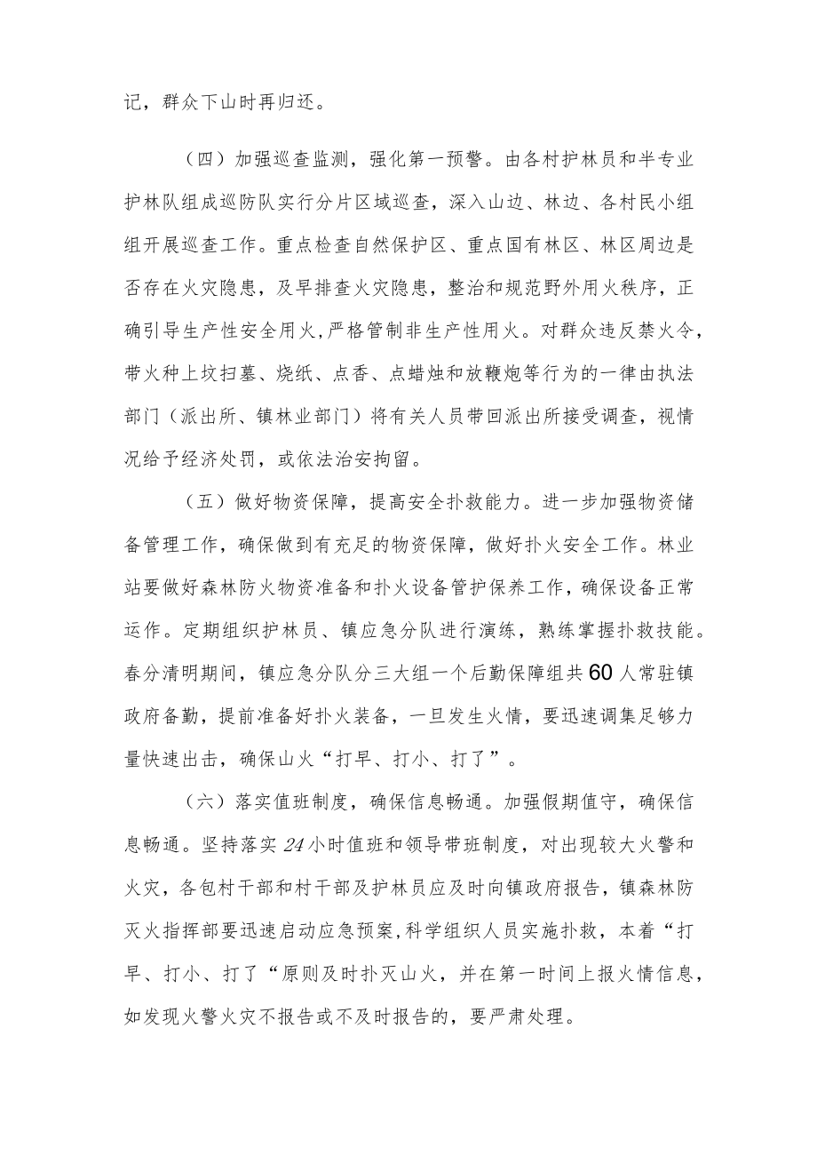 2023年春分清明期间森林防灭火工作方案.docx_第3页