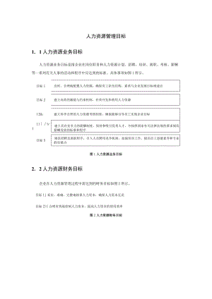 公司人力资源管理目标及业务风险.docx