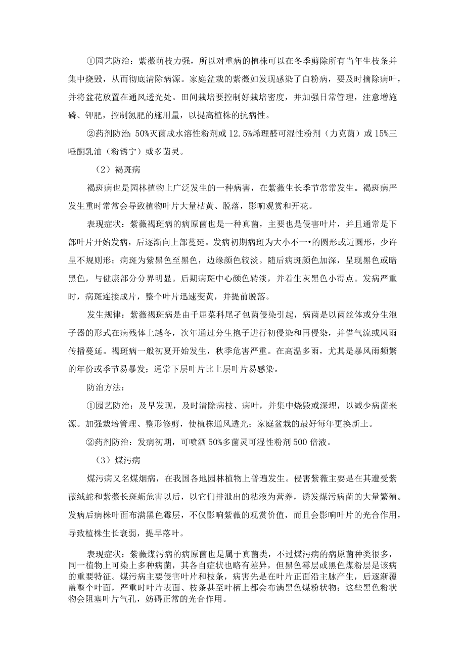 公园园林主要苗木病虫害防治方案及主要养护措施.docx_第2页