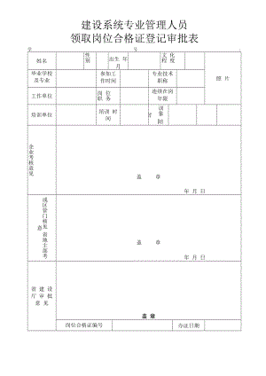 五大员个人审批表.docx