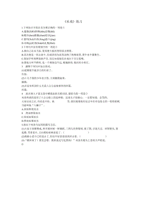 《社戏》练习.docx
