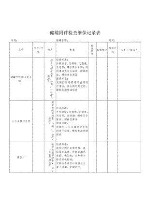 储罐附件检查维保记录表.docx