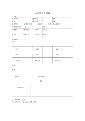 人员增补申请表二.docx