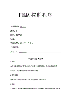 FEMA控制程序文件模板.docx