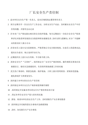 厂长安全生产责任制.docx