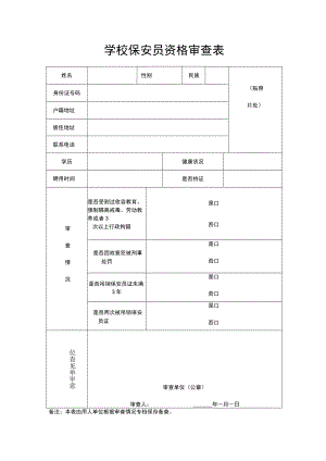 学校保安员资格审查表.docx