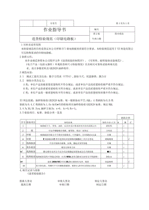 印刷电路板-来料检验规范.docx