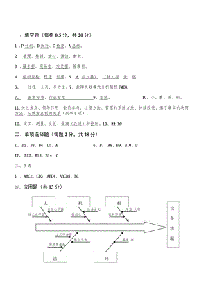 品质试题答案范文.docx