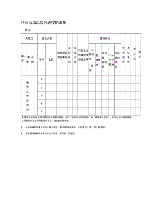 作业活动风险分级控制清单.docx