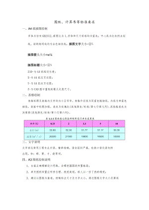 图纸、计算书等相关标准.docx