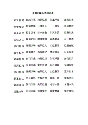 含有比喻手法的词语.docx