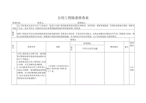 化工厂公用工程隐患排查表.docx