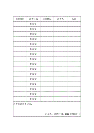 厂区化验室巡查记录表.docx