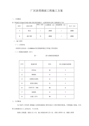 厂区沥青摊铺工程施工组织设计方案.docx