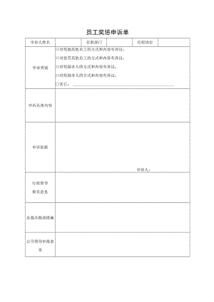 员工奖惩申诉单.docx