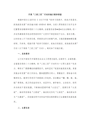 开展“三抓三促”行动实施方案供借鉴.docx