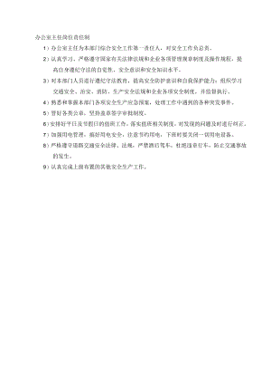 办公室主任安全责任制.docx