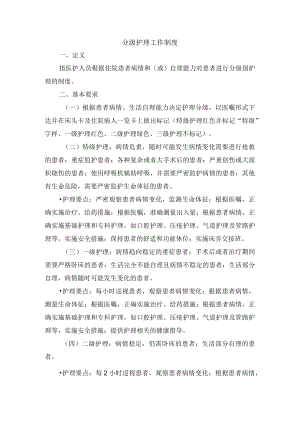 分级护理工作制度.docx