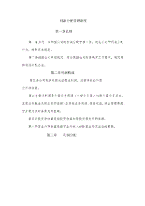 利润分配管理制度.docx