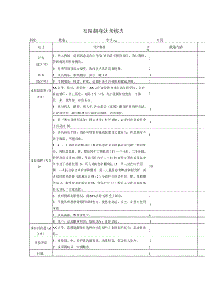 医院翻身法考核表.docx