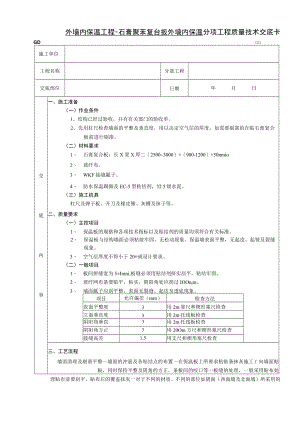 外墙内保温工程石膏聚苯复台扳外墙内保温技术交底模板.docx