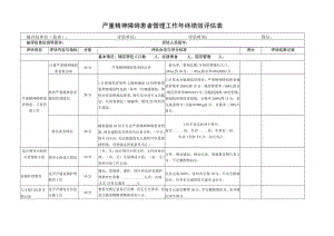 医院严重精神障碍评估表.docx