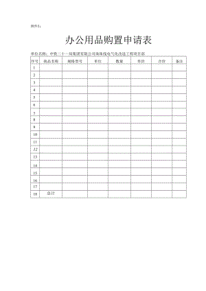 办公用品购置申请表.docx