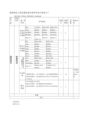 园林绿化工程实测实量合格率评估计算表3. 7.docx