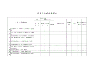 化工装置开车前工艺设备安全审查.docx