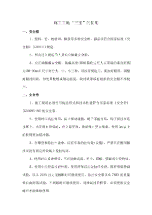 施工工地“三宝”的使用.docx