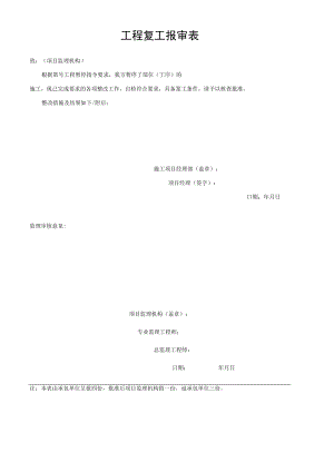 工程复工报审表.docx