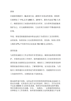 安全培训课件之十大仓库安全隐患.docx