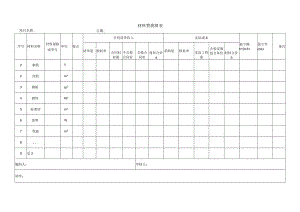 建筑施工材料费测算表.docx
