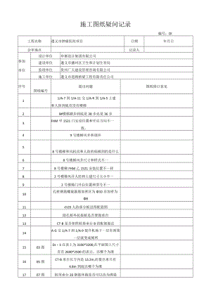 施工图纸疑问记录表.docx