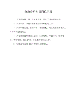 市场分析专员岗位职责.docx