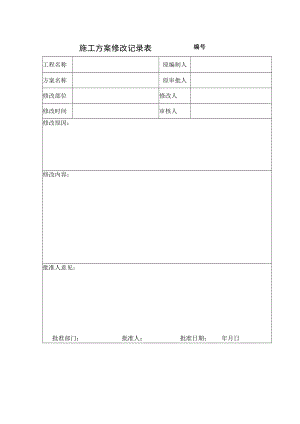 施工方案修改记录表.docx