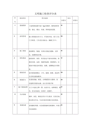 文明施工检查评分表.docx