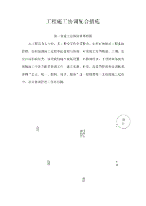 工程施工协调配合措施.docx