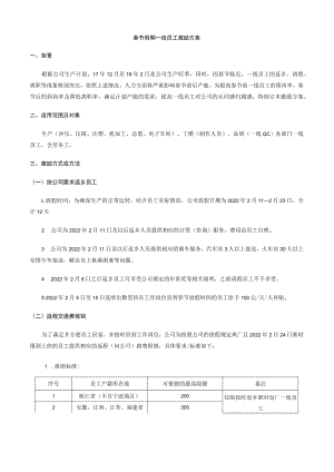 春节期间一线员工激励方案模板.docx