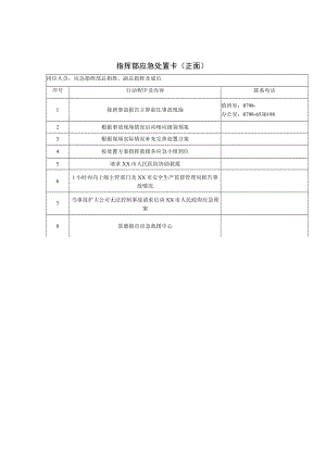 指挥部应急处置卡.docx