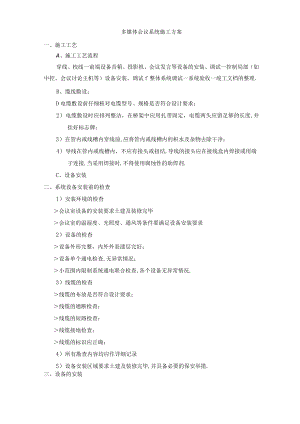 多媒体会议系统施工方案.docx