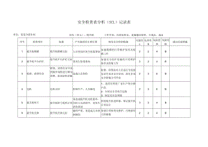 提升机安全检查分析(SCL)记录表.docx