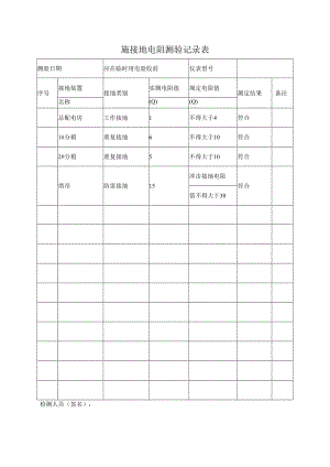 施接地电阻测验记录表.docx