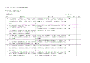 安全厂长安全生产责任制考核细则.docx