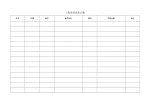 工程类罚款单台账.docx