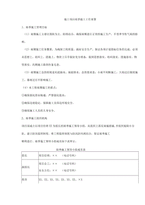 施工项目雨季施工工作部署.docx