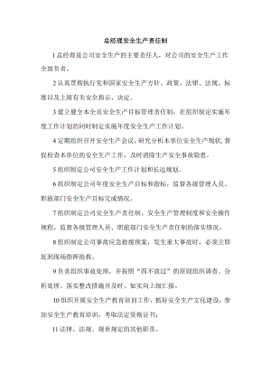 总经理安全生产责任制.docx