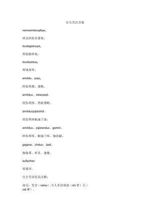 往生咒注音版.docx