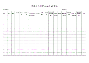 学校幼儿园重点人群排查表.docx